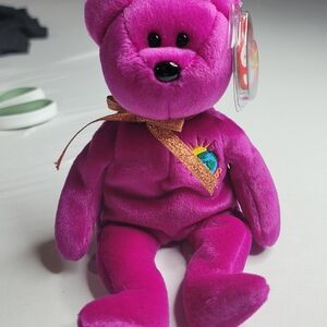 Purple Plush Bear Toy